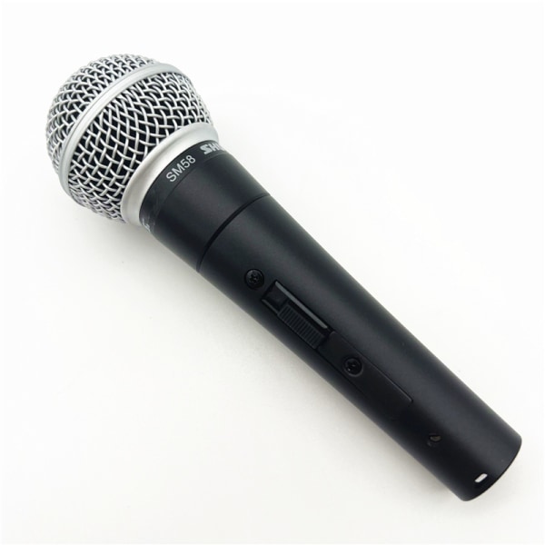 För Shure SM58 Dynamic Vocal Microphone Wired Mic med Switch Wit