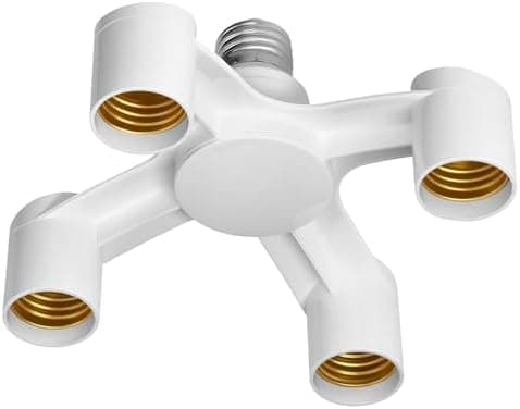 13x9cm E27 Sokkelforlengelse E27 Pæreholderadapter E27 Flere Pæreholdere med Base og E27 Sokkel Tyv Sokkel Multi