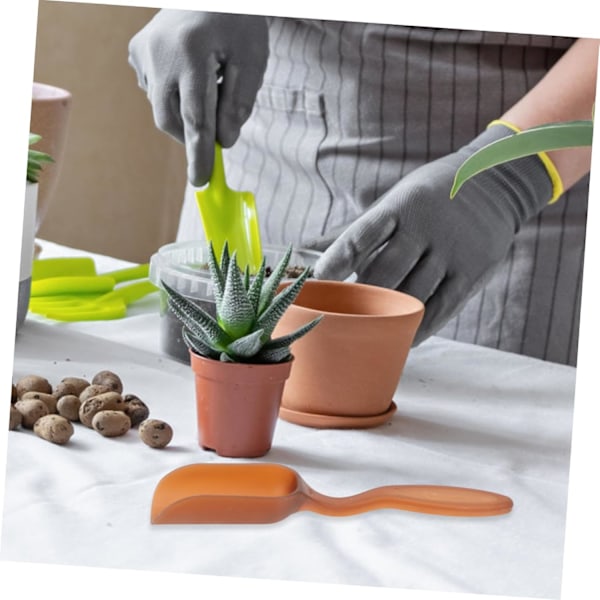 10 stk. Ladel Jord Potte Plast Plante Spade Hage Husholdning Jord Spade Blomsterpotter Jord Spade Hage Spade