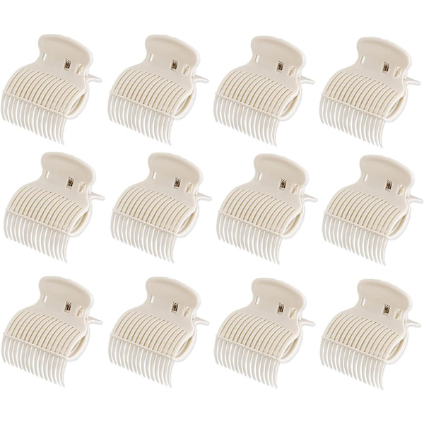 12 stk. varme rulle clips varme rulle clips plastik curler klo C