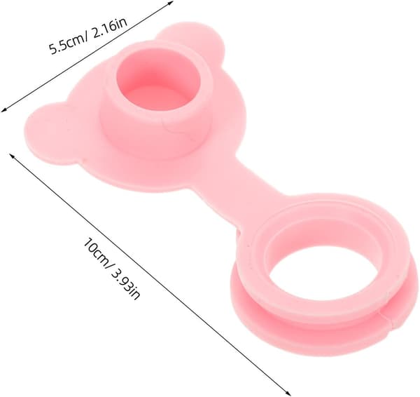 Silikon sugekopp babyavløpsplugg, søt design og solid materiale, egnet for vasker og badekar for gutter og jenter