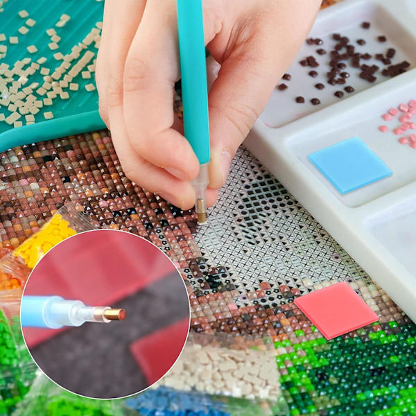 Diamantmålning Limlera, 32 st DIY Diamantmålning Vax