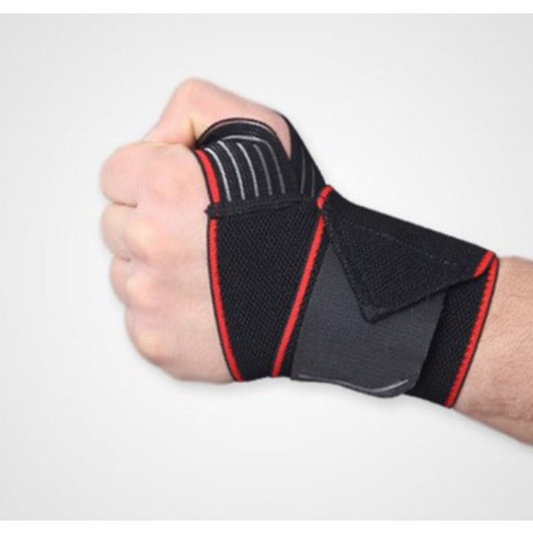 1 Stycke Röd Bandage Sport Handledsskydd och Palmskydd, Försträckningspåminnelseband, Fitness Skydd
