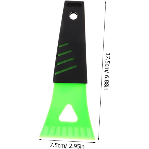 2 stk Mini Snøspade Avrimingsspade Autoskrape Bilskrape Bærbar Avrimingsspade Gjenbrukbar Isskrape