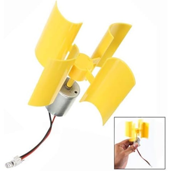 Mini Vertikal Vindmølle Generator, Vindgenerator Motor DIY Wi