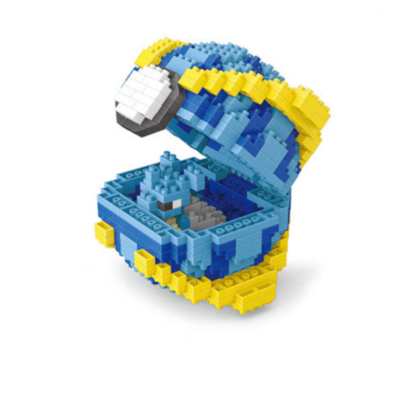 Blok Legetøj, D Æsker med Blokke, Miniature 3D Puslespil, Mini Bl