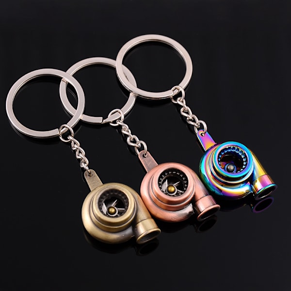 3 stk. Turbo Nøglering Bildele Model Nøglering Kreativ Turboc