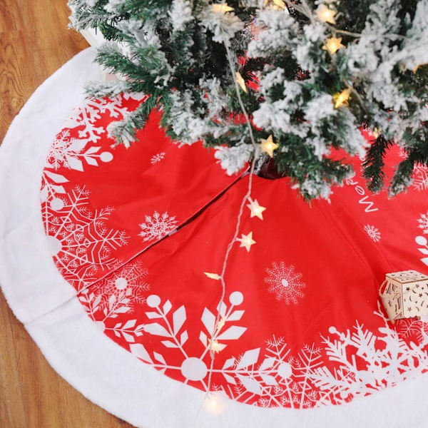 48 tum Julgransskjort, Julgran för God Jul och Nyårsfest Semesterträd Basöverdrag Jul Appl
