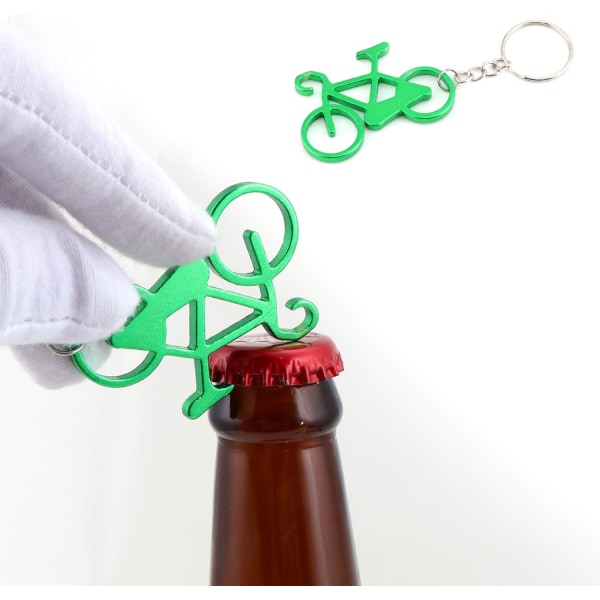 24 ST ölflasköppnare nyckelring, cykelstyre nyckelring (Ran