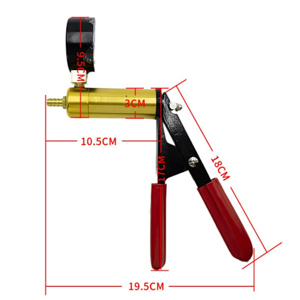 Bleed Pump Box Bremsevæske Bleeder Vakuum Krets Tester Diagnost