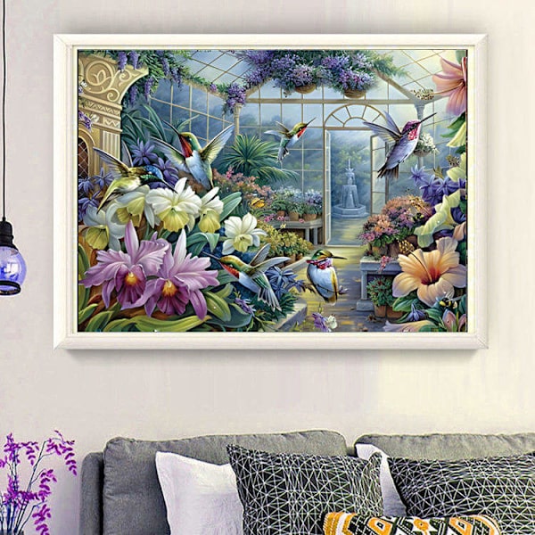 (30x40cm) Timanttimaalaus Eläin 5d DIY Timanttimaalaus Hom