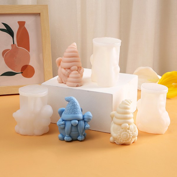 1 st Santa Claus-form, Jultomteform, Julform, Julstearinform, Resinform, Leraform, Smycken i Resin