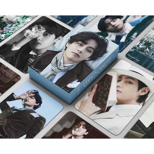 55 kappaletta Bangtan Boys V -valokuvia Bangtan Boys -tuotteille V Solo New Album VeauFUL Day Lomo