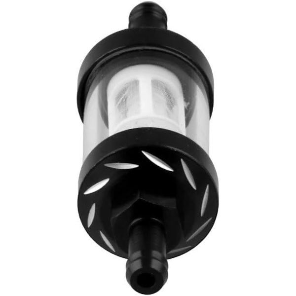 8 mm transparent glas benzinfilter legering modificeret brændstof Fi