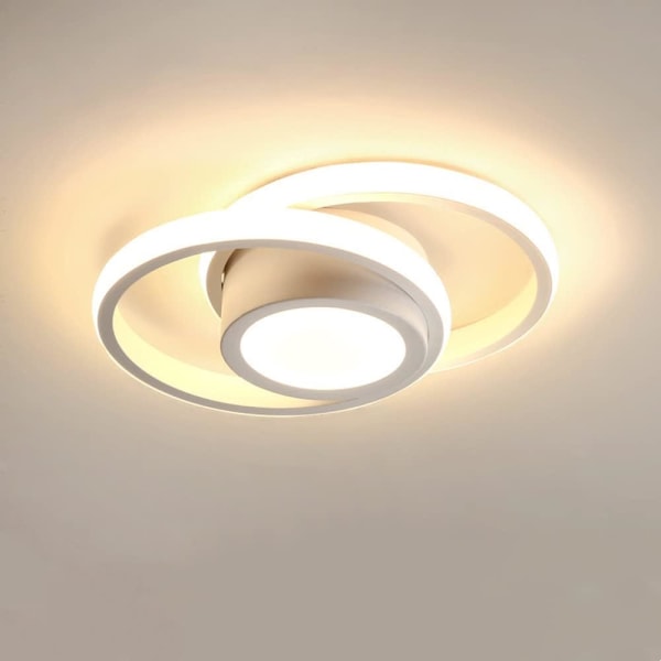 Rund LED-loftslampe, varm hvid 3000K moderne loftslampe 32W