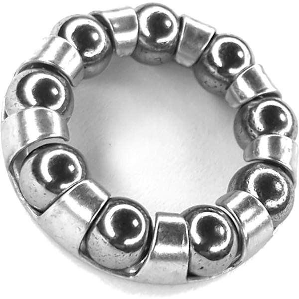 2X LAGERSKULE Bur Cage Kranksett 9 Kuler 6.35MM Sykkel Transmisjon