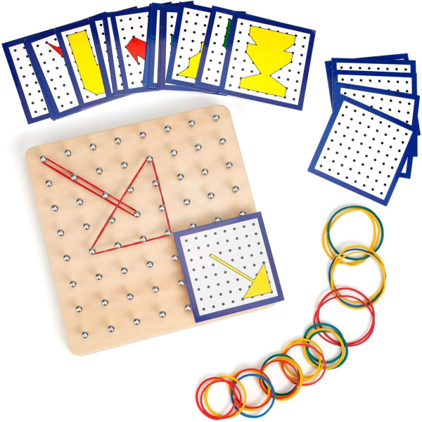 Tre Geoboard Set Geometry Board Montessori Treleker fo