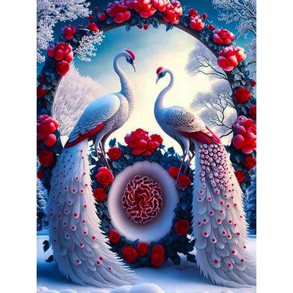 30 × 40 Diamantmaleri Broderie Diamant Maleri Kit Komplett