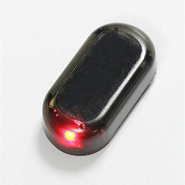 Aurinkosignaalivalo varkaudenesto auton hälyttimen LED-valo, punainen strob