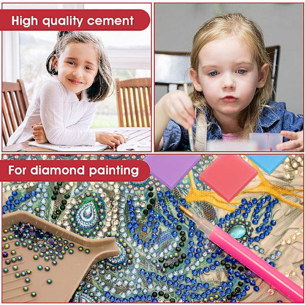 Diamantmålning Limlera, 32 st DIY Diamantmålning Vax