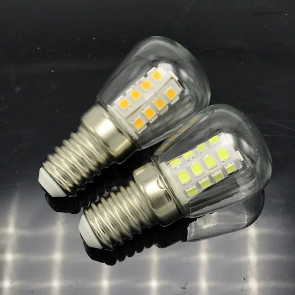 Set med 1 kallvit E14 halogenlampa 3W 220-240V, E14 halogenstav