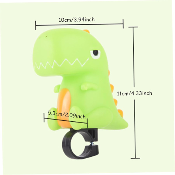 Pyörän Torvi Lapsille | Pyörän Kello Lapsille Söötti Piirretty Dinosaurusten Pyörän Torvi Puristus Pyörän Torvi Selkeä Ääni Pyörän Kello Taaperolle