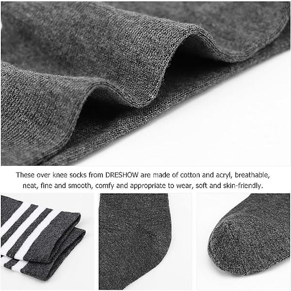 Ekstra lange sokker til kvinder Over Knee Socks Over The Knee Stock