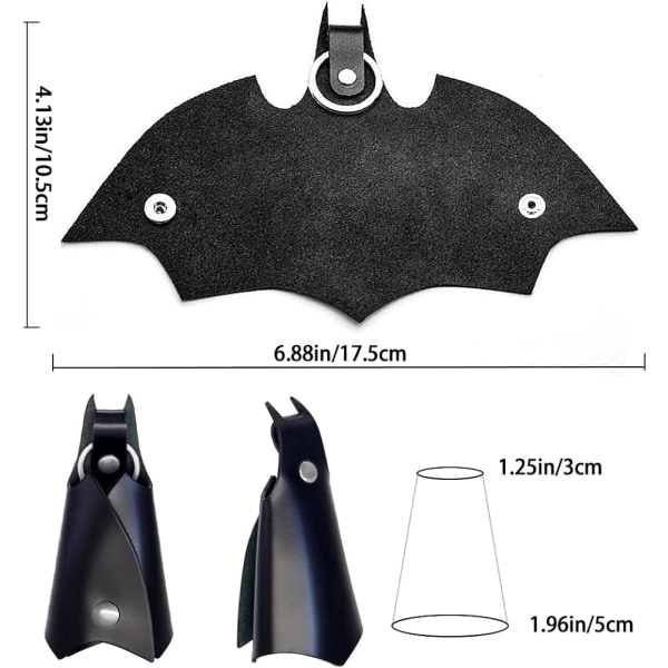 Miesten avaimenperä, 2 Batmanin keinonahkainen avaimenperä, unisex-avaimenperä B