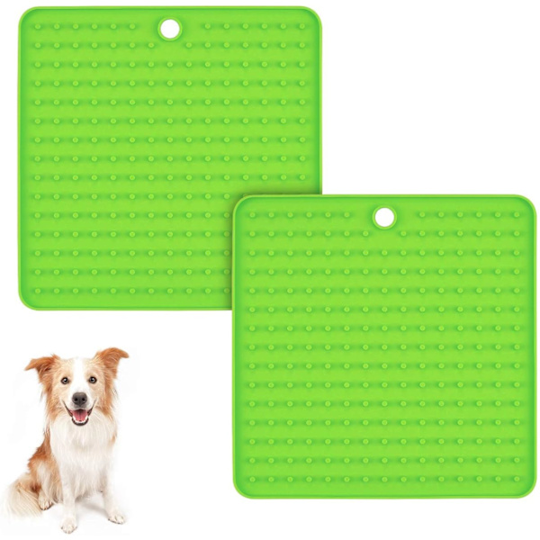 Vattentät hundmatta i 2-pack, perfekt för att mata yao