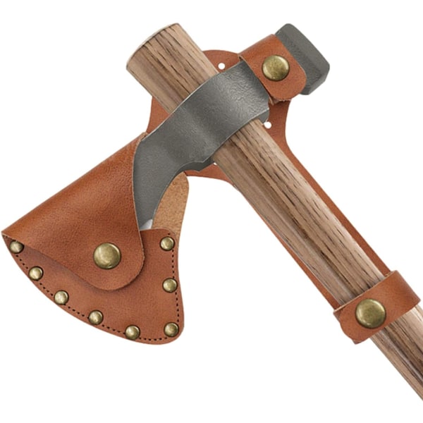 Hatchet Scabbard - Faux Leather Ax Sheath - Camping Axe Blade Cove