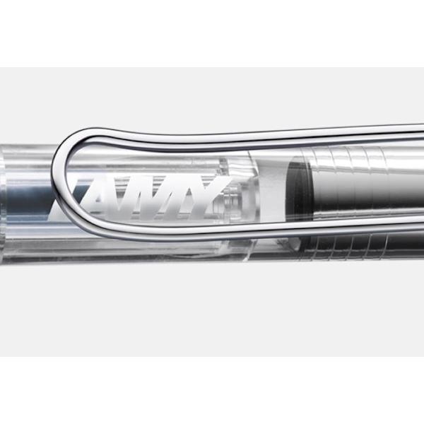 Transparent Vista Fyldpen med Medium Nib og Blå Blæk