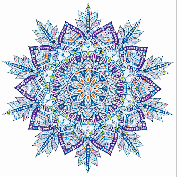 30x40 cm 5D DIY Full Diamond Painting, Inre Blomsterful