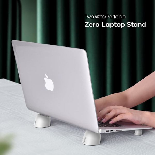 1 stk. Laptop Kjøleputer, Liten Magnetisk Kule, Mini Laptop Stativ, Kompatibel med Nettbrett, MacBook, Tastatur og 11\" Laptoper