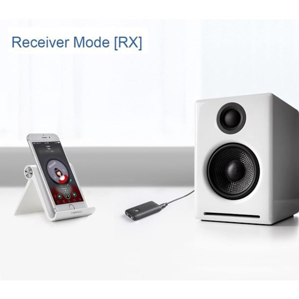 Bluetooth 5.0-sender, 2-i-1 trådløs 3,5 mm-adapter, modtag
