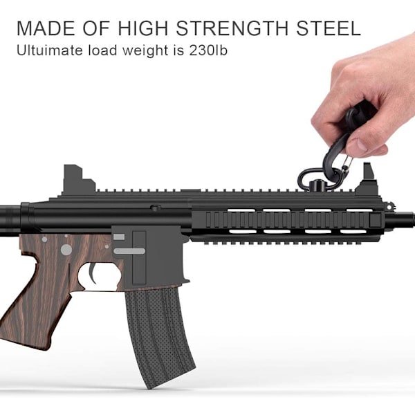 QD Slingfäste Gevärsvridfäste Fäste 1,25\" Loop Heavy Duty Pus