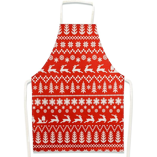 1 st julköksförkläde Rött God Jul Förkläde Nyhet Cl