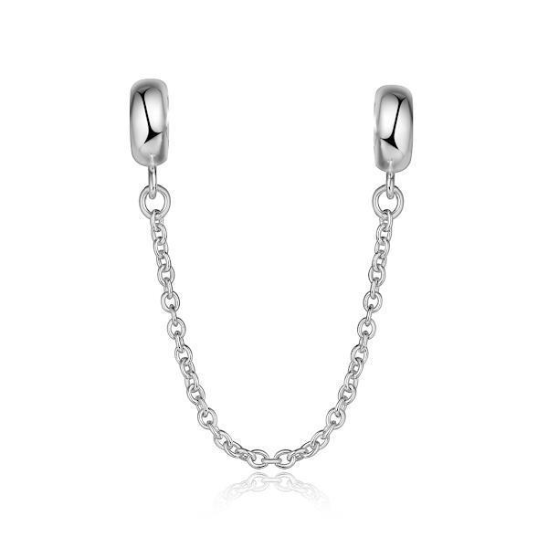 （Silver）Öppningsdiameter ca 4,5 mm, Distansberlocker 925 Ste