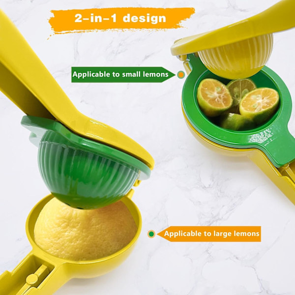 Manuell Citronpress - Citruspress med Antikorrosion och Lämplig Diameter för Citron - Robust Juicepress för Bar, Kök, Restaurang - Idealisk fö