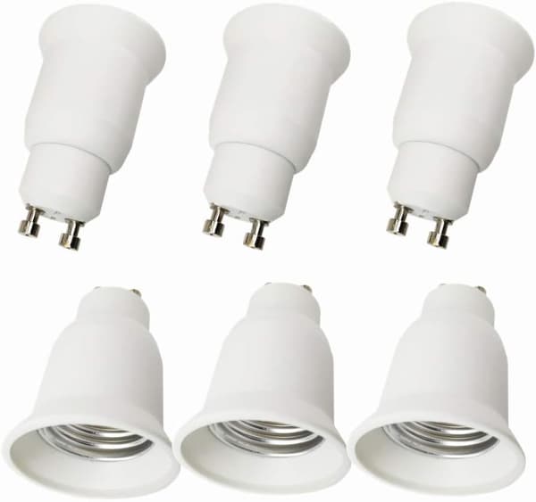 PCS GU10 - E27 -sovitin, LED-lampun kanta GU10 - E26 -lampunpidinmuunnin
