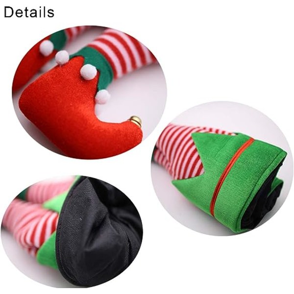 Christmas Hat, Christmas Elf Hat with Bells Santa Hat Xmas Holida