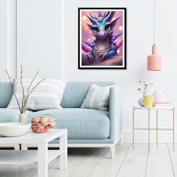5D Diamantmaleri 30x40cm Drage P