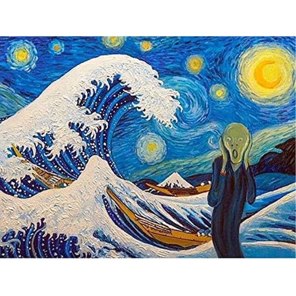 (30x40cm) 5D Diamantmålning Van Gogh 4