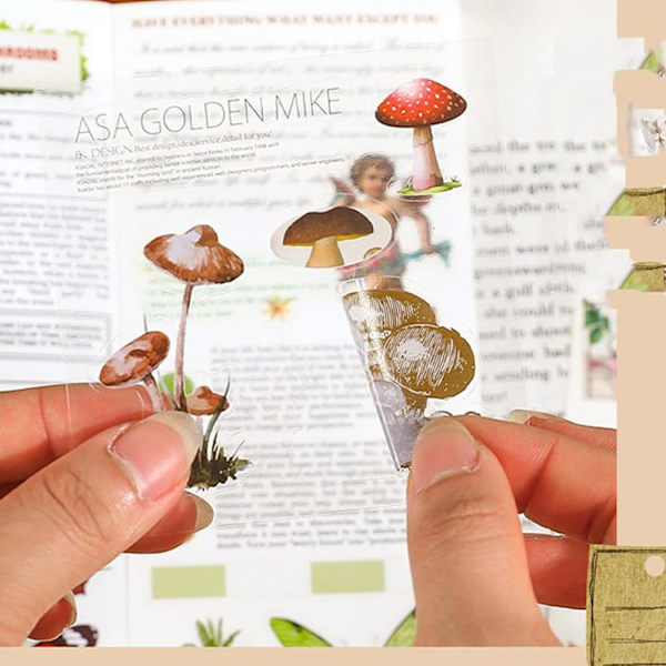 Blomster Scrapbook Sticker Pack, Scrapbook Sticker Kit, Æstetiske Naturlige Planter og Blomster, Scrapboo