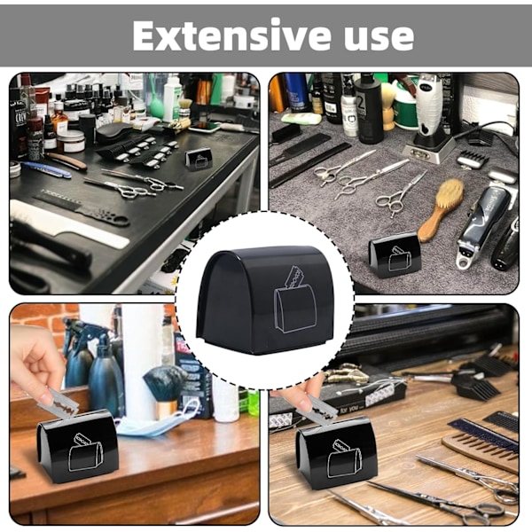 Oppbevaringsboks for barberblad Sikkerhets barberblad oppbevaringsboks Perfekt oppbevaring for sikkerhetsbarberhøvler og barberblader