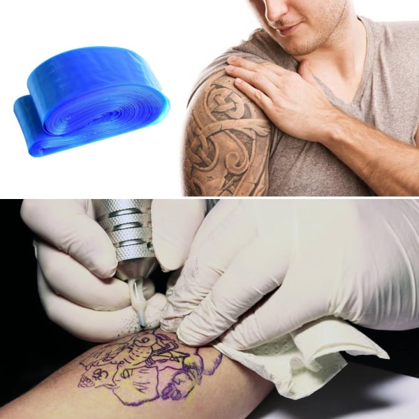 Clip Cord -hihat, 100 kpl kertakäyttöinen tatuointisuojapussi K:lle