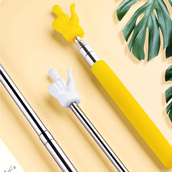 (Grön) Teleskoppekare för lärare, Klassrumsdemonstration Pinne, Guide Indikator, Retractable