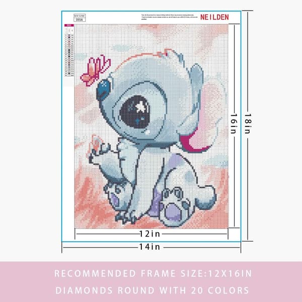 DIY 5D(45)30x40cm Diamantmaleri Kit til voksne  Diamant Pai