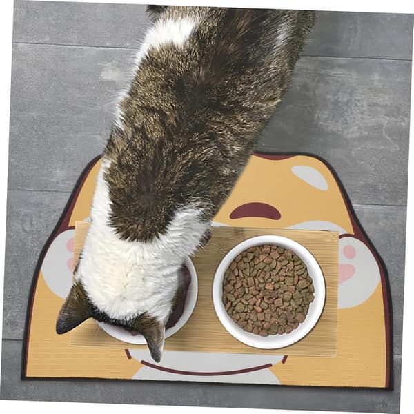 Kattefoder Pad Katte Dækkeserviet Kattefoder Måtte Kæledyrs Dækkeservietter Kæledyrs Sædehynde Hvalpe Dækkeserviet