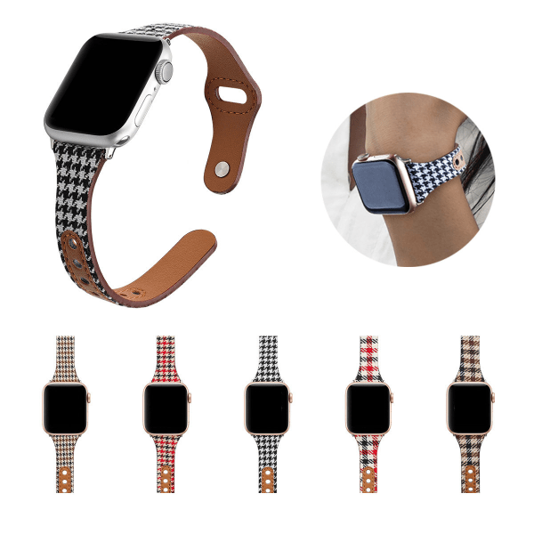 Rød kompatibel til Apple Watch-rem 41mm 40mm 38mm rem