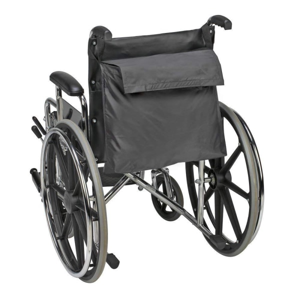 Kørestolstaske og rollatortaske giver opbevaring på kørestolen